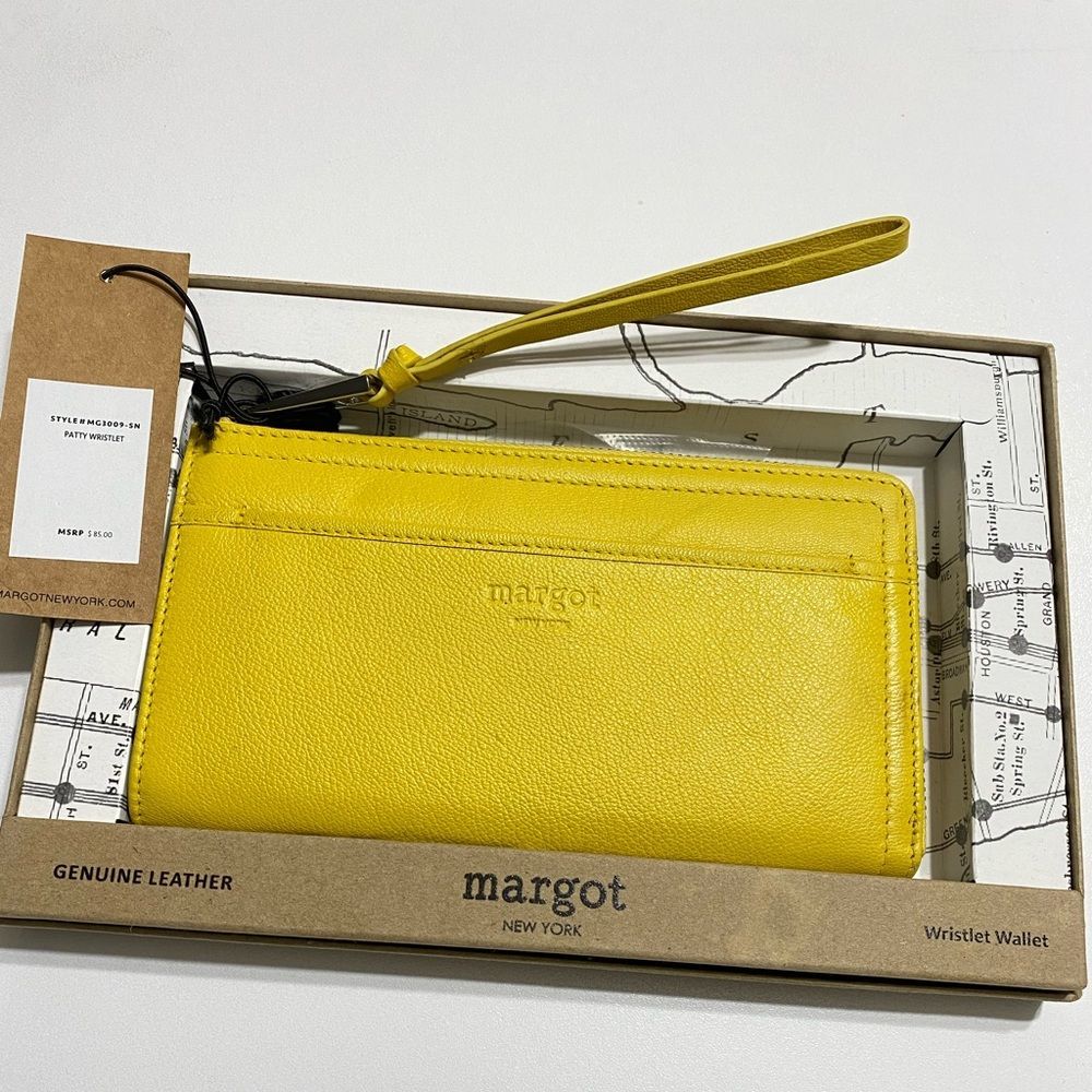 Margot Genuine Leather Wristlet Wallet